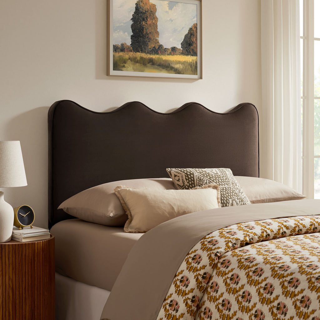 Athena Stain-Resistant Performance Velvet Full Size Headboard by Modway