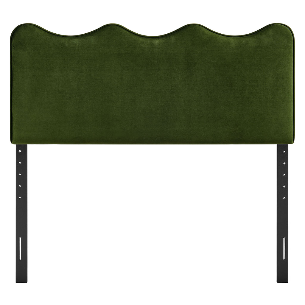 Athena Stain-Resistant Performance Velvet Full Size Headboard by Modway