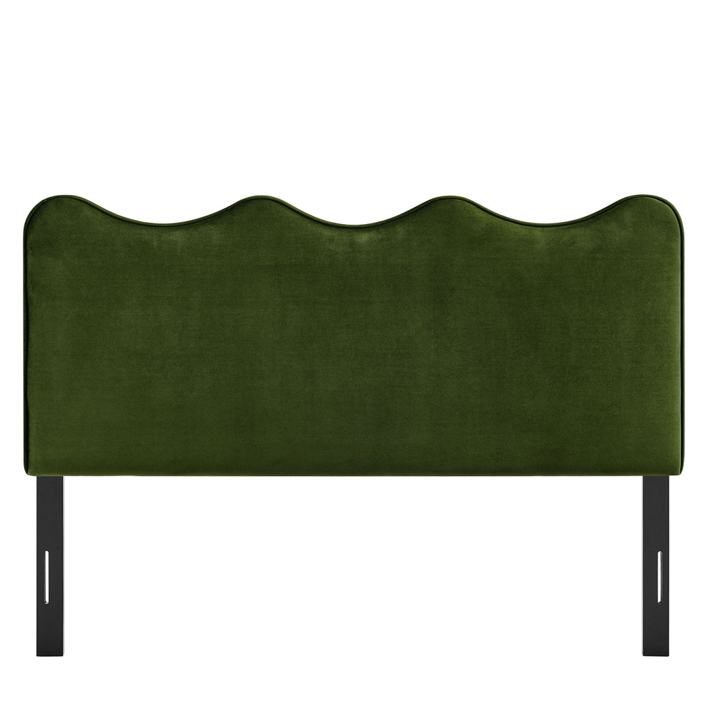 Athena Stain-Resistant Performance Velvet King Size Headboard by Modway