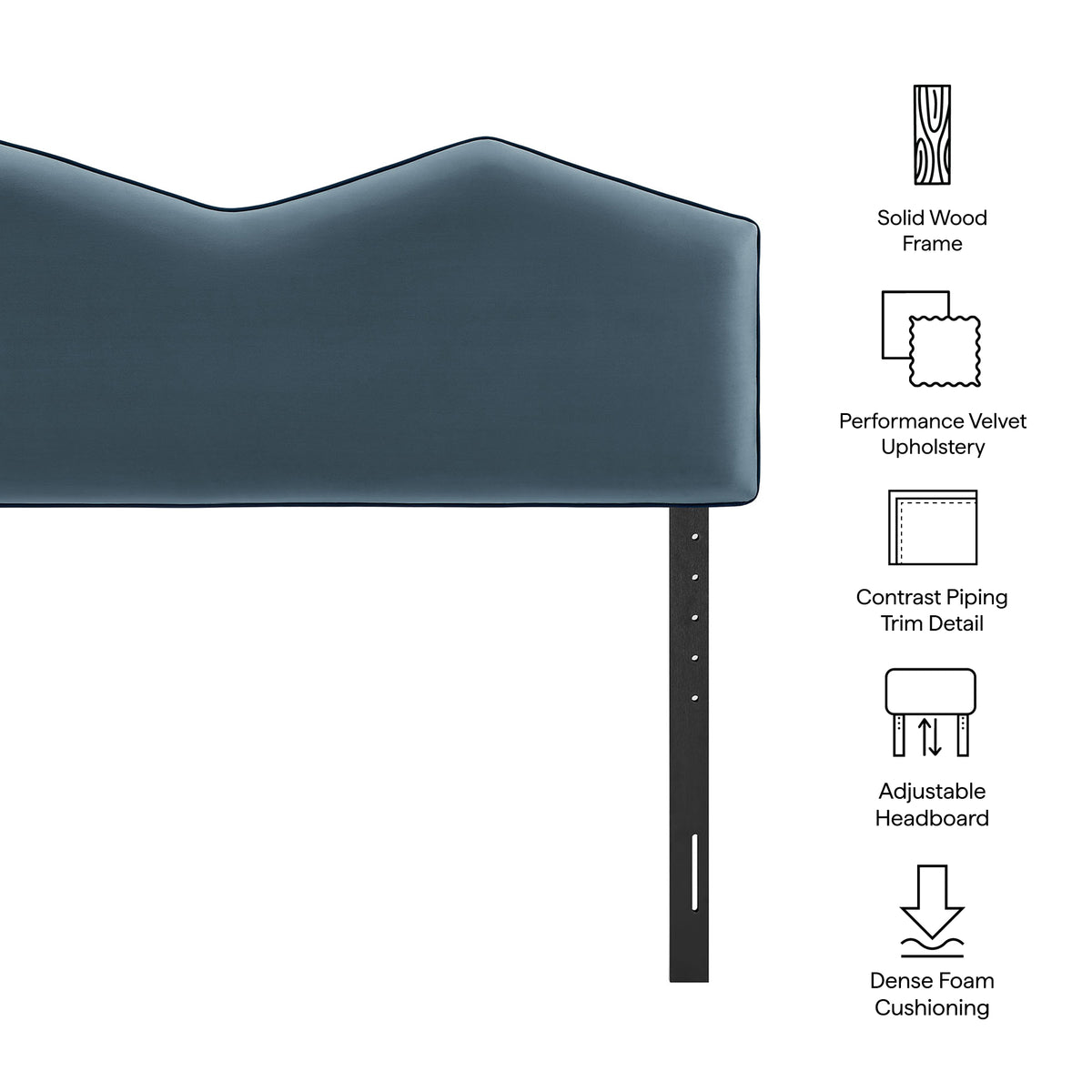 Cosette Performance Velvet Queen Size Headboard by Modway