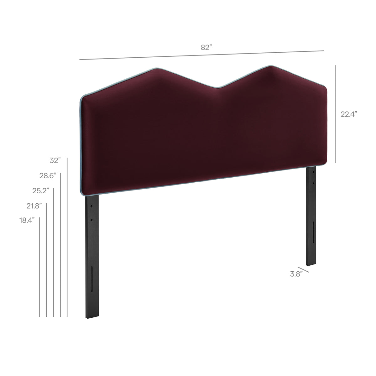 Cosette Performance Velvet King Size Headboard by Modway