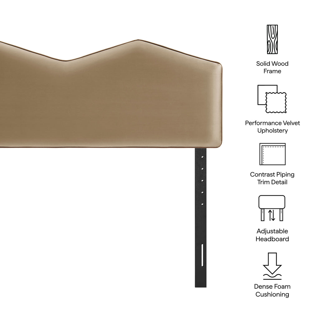 Cosette Performance Velvet King Size Headboard by Modway