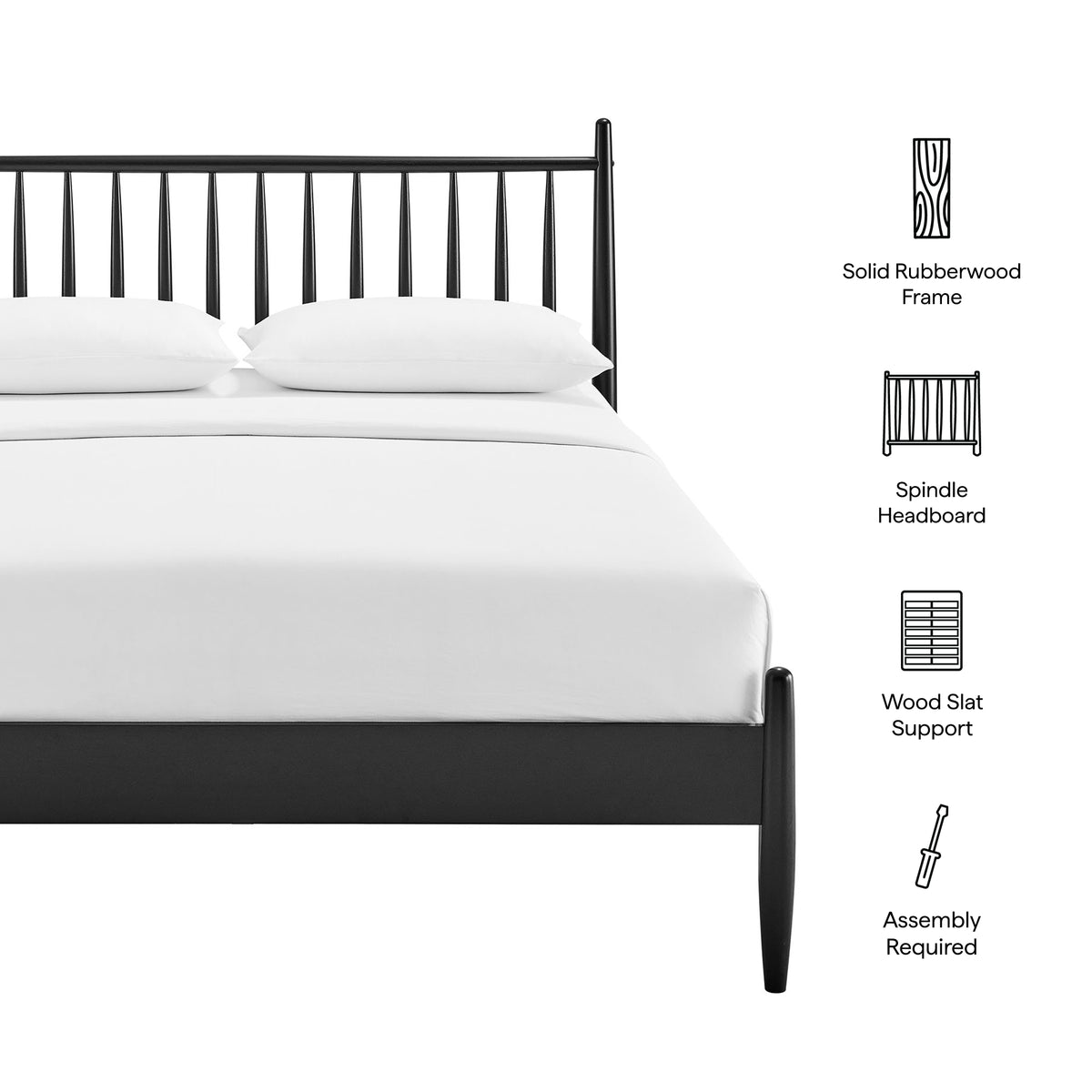 Zane Queen Size Spindle Bed by Modway