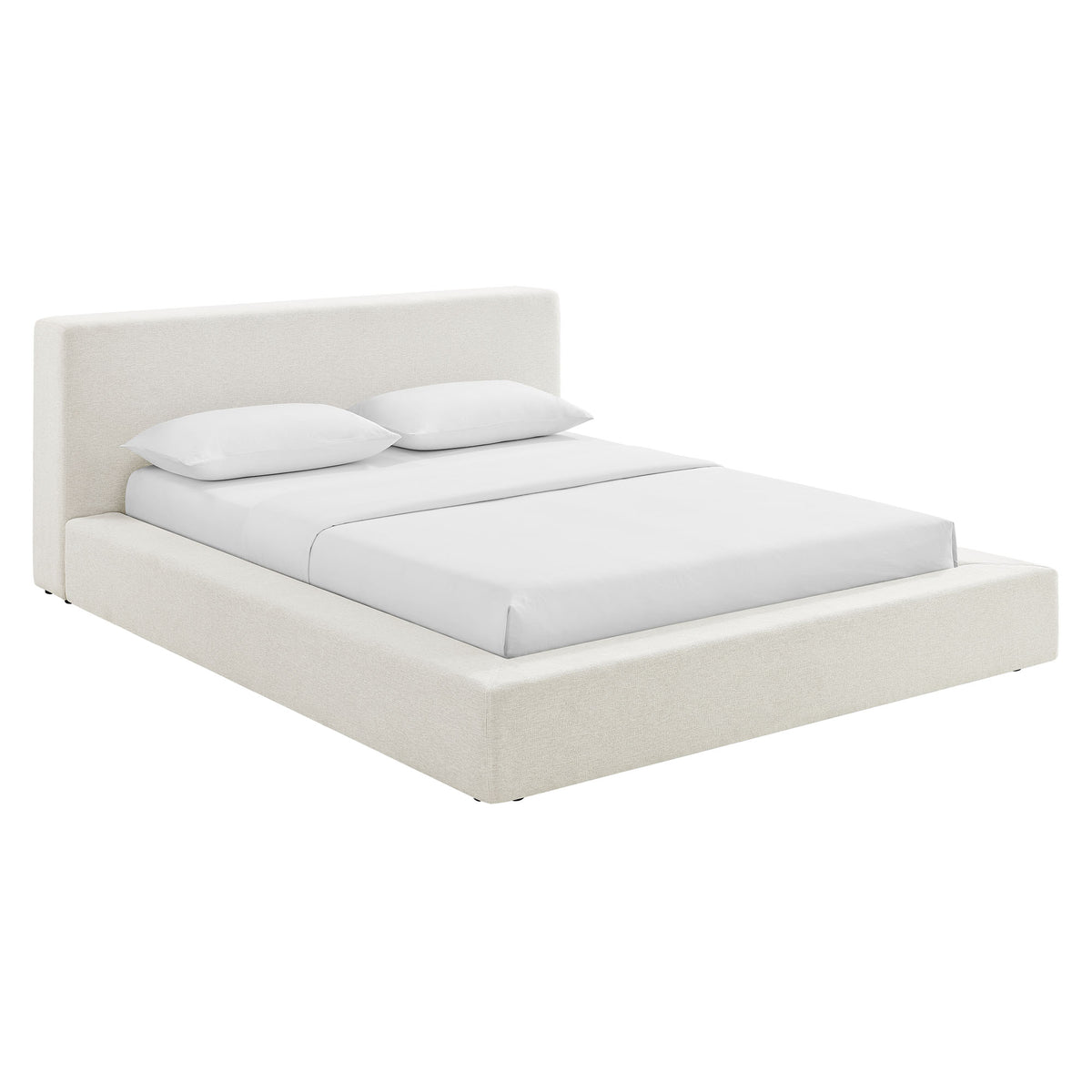 Luma Chenille Upholstered Queen Platform Bed Frame by Modway