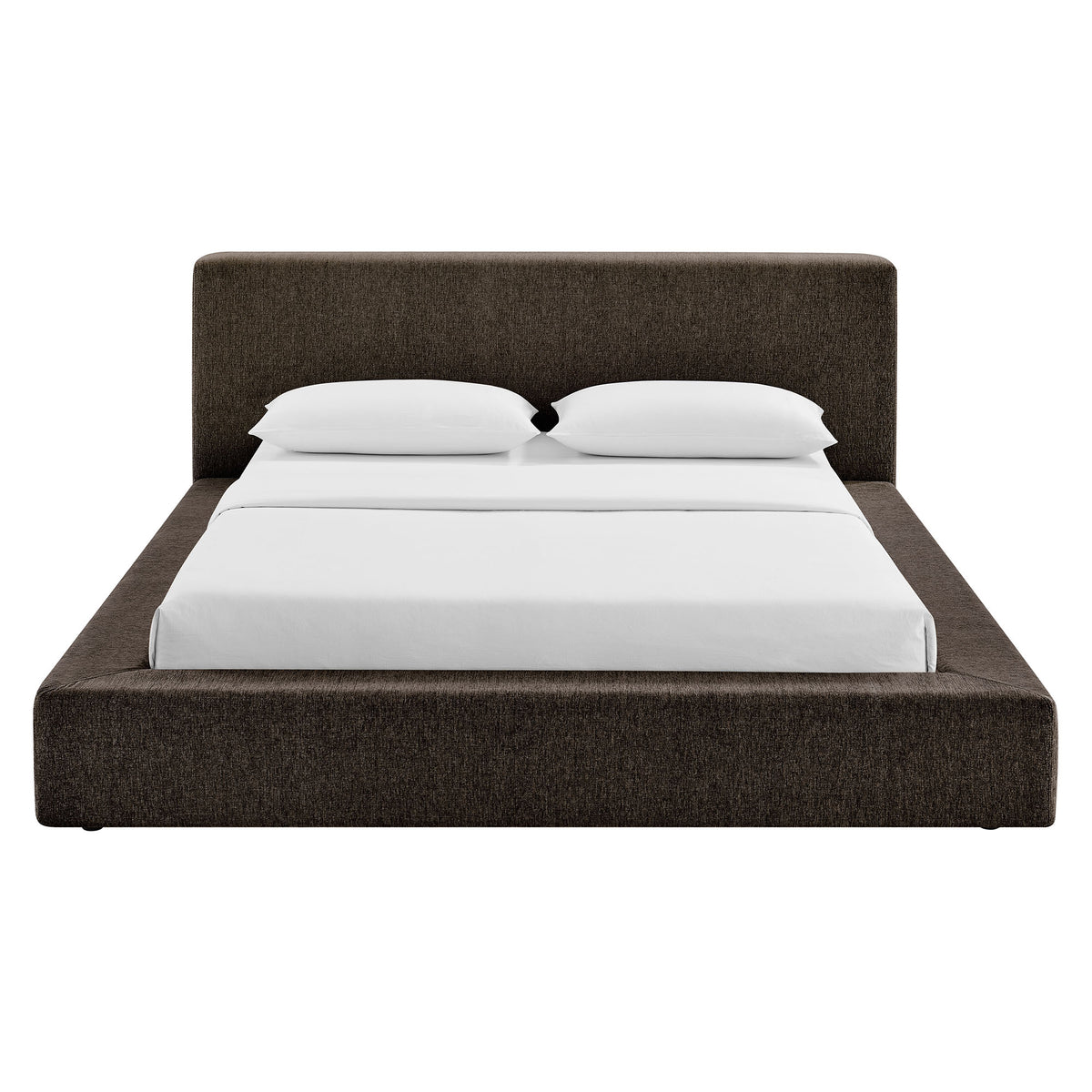 Luma Chenille Upholstered Queen Platform Bed Frame by Modway