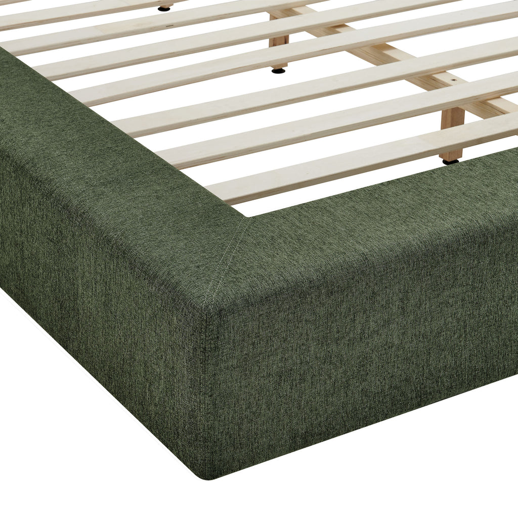 Luma Chenille Upholstered King Platform Bed Frame by Modway