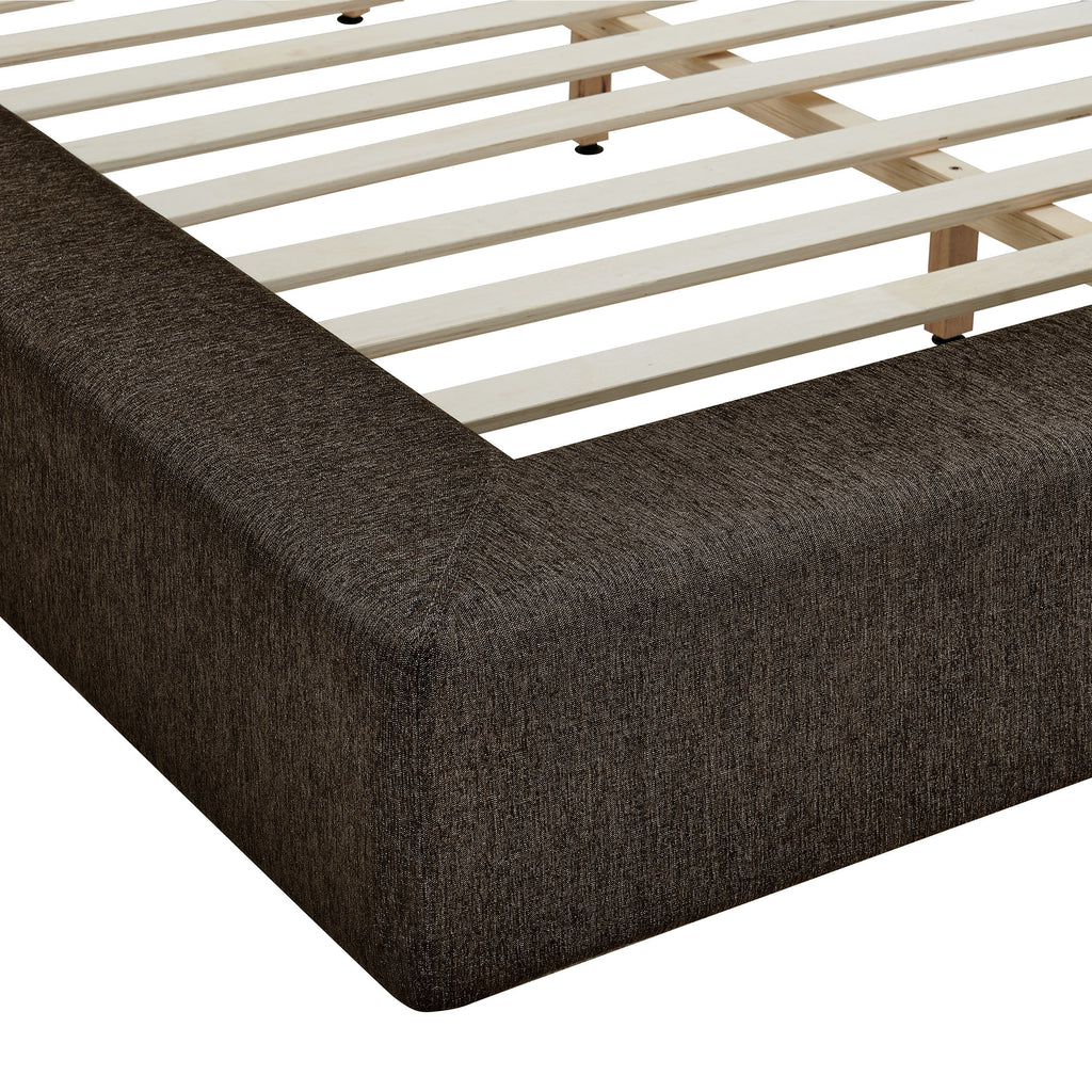Luma Chenille Upholstered King Platform Bed Frame by Modway