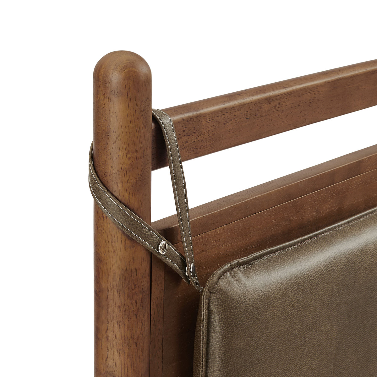 Leni Queen Size Vegan Leather and Wood Platform Bed Frame by Modway