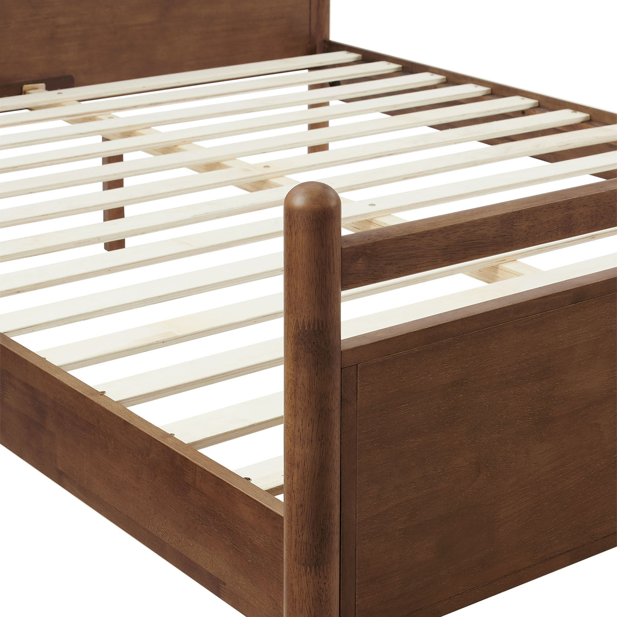 Leni Queen Size Vegan Leather and Wood Platform Bed Frame by Modway