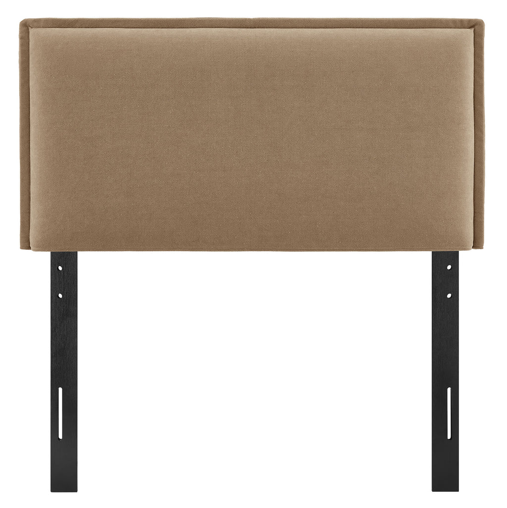 Camille Upholstered Linen Blend Twin Size Headboard by Modway