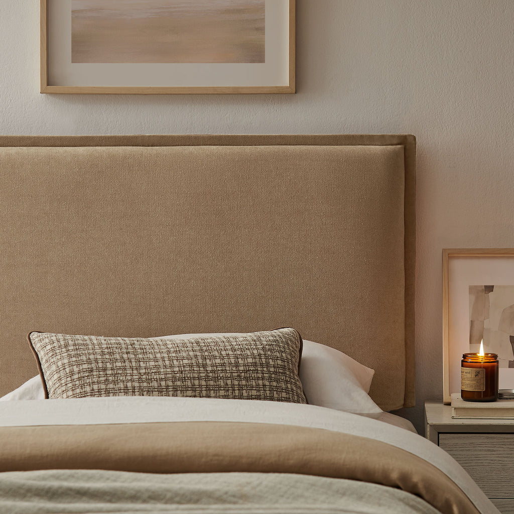 Camille Upholstered Linen Blend Twin Size Headboard by Modway