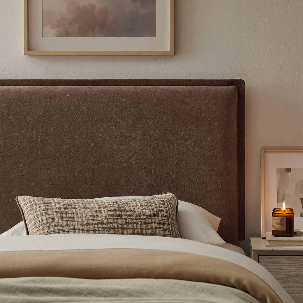Camille Upholstered Linen Blend Twin Size Headboard by Modway
