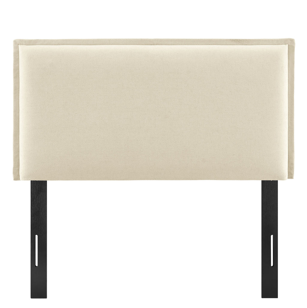 Camille Upholstered Linen Blend Twin Size Headboard by Modway
