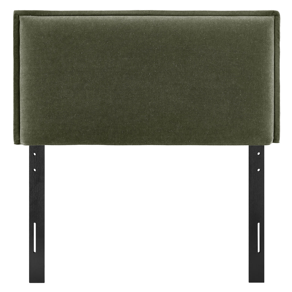 Camille Upholstered Linen Blend Twin Size Headboard by Modway