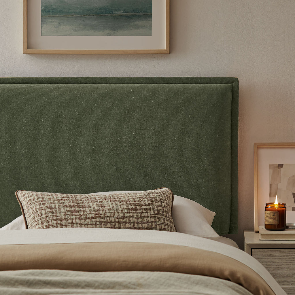 Camille Upholstered Linen Blend Twin Size Headboard by Modway