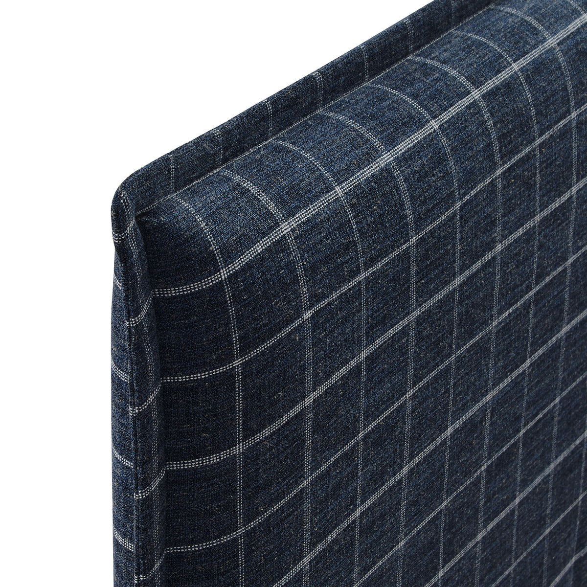 Camille Checkered Linen Blend Twin Size Headboard by Modway