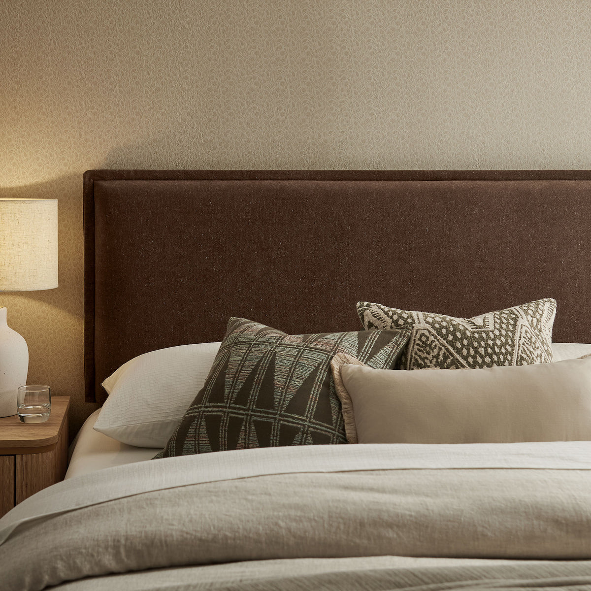 Camille Upholstered Linen Blend Full Size Headboard by Modway