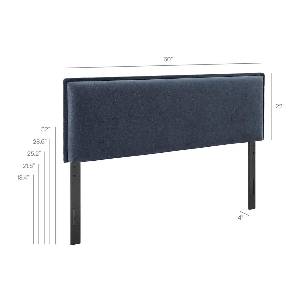Camille Upholstered Linen Blend Full Size Headboard by Modway