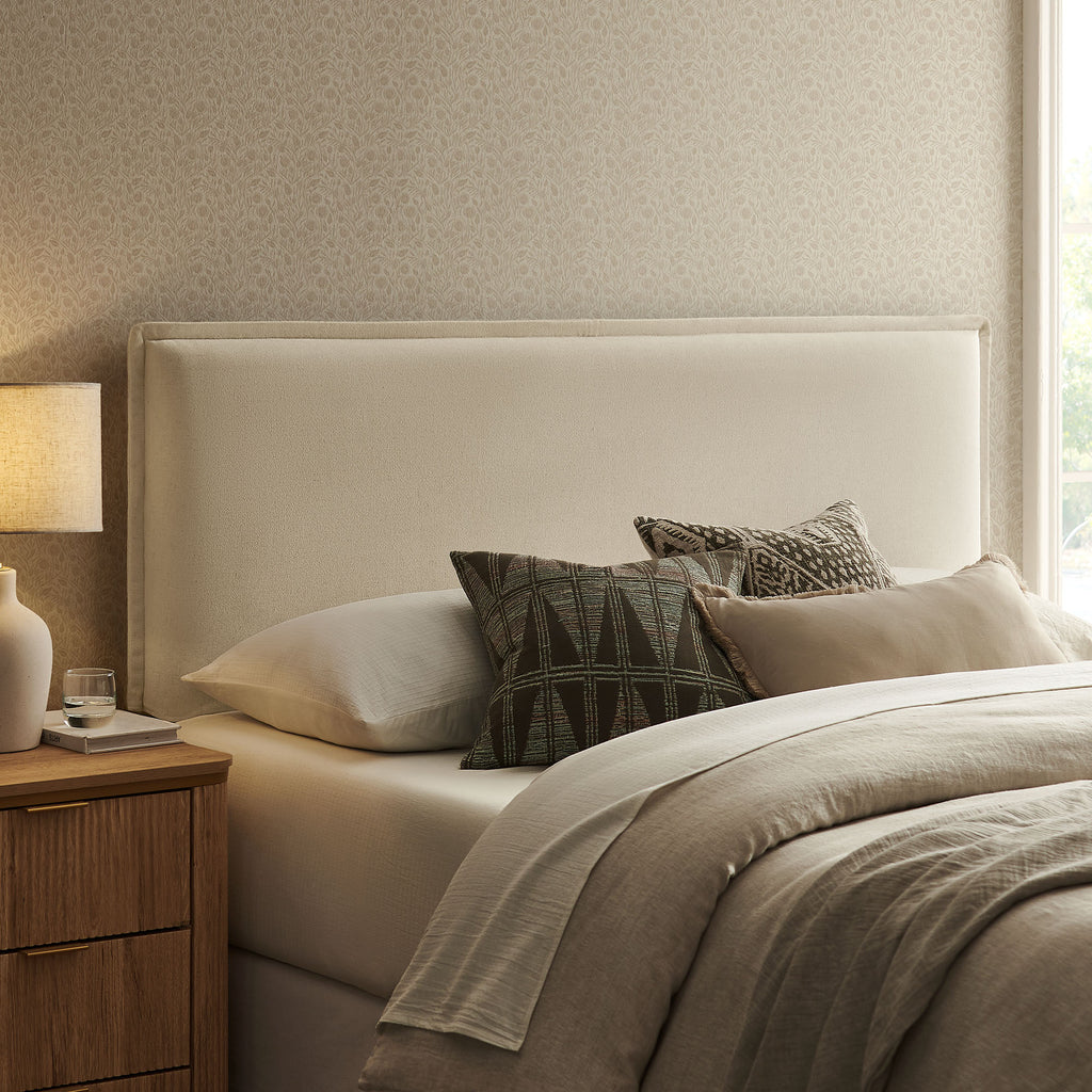 Camille Upholstered Linen Blend Full Size Headboard by Modway