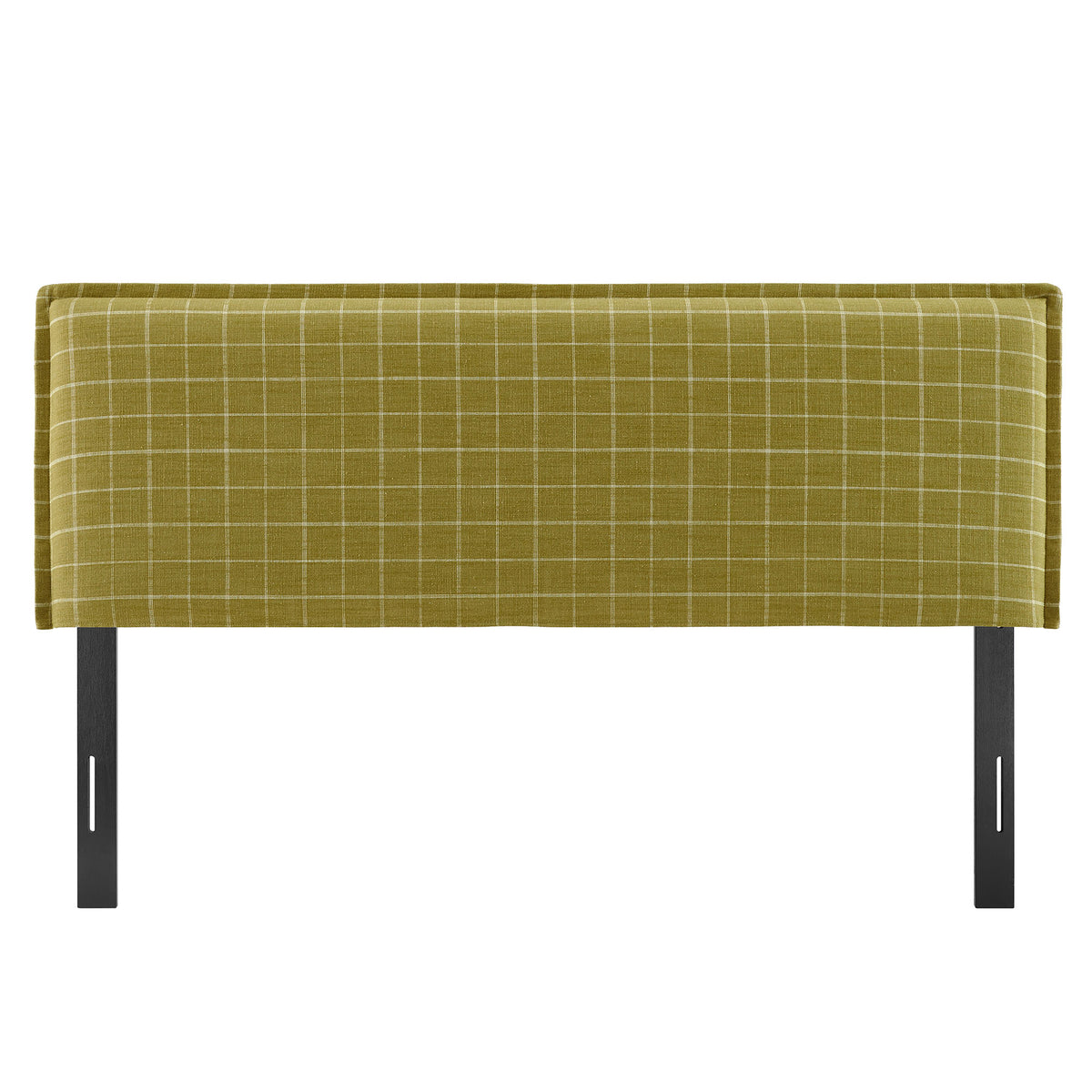 Camille Checkered Linen Blend Full Size Headboard by Modway