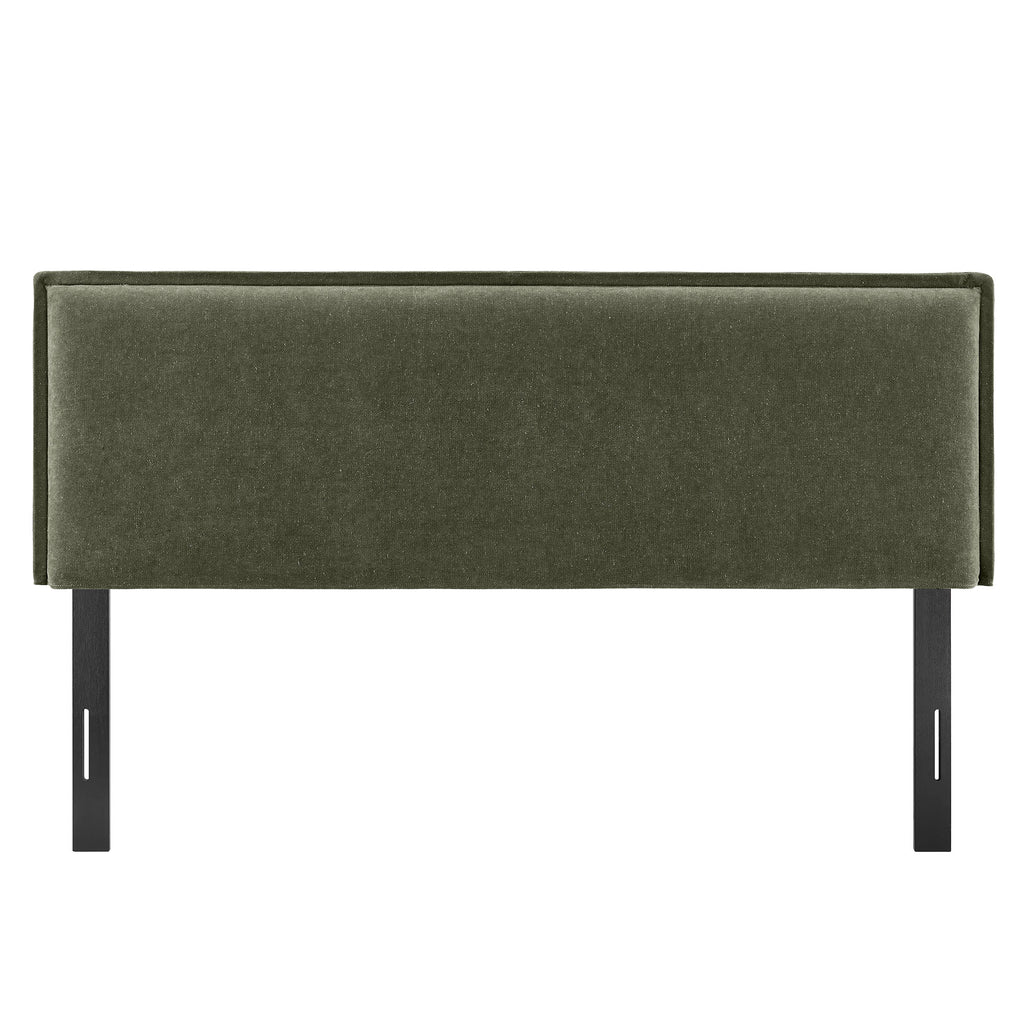 Camille Upholstered Linen Blend Queen Size Headboard by Modway