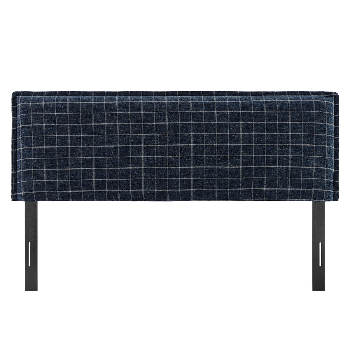Camille Checkered Linen Blend Queen Size Headboard by Modway