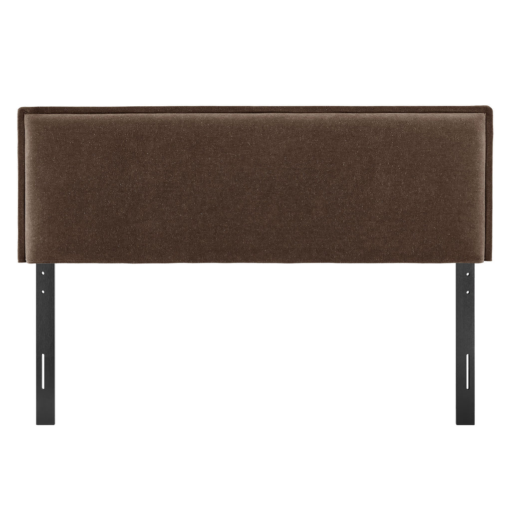 Camille Upholstered Linen Blend King Size Headboard by Modway