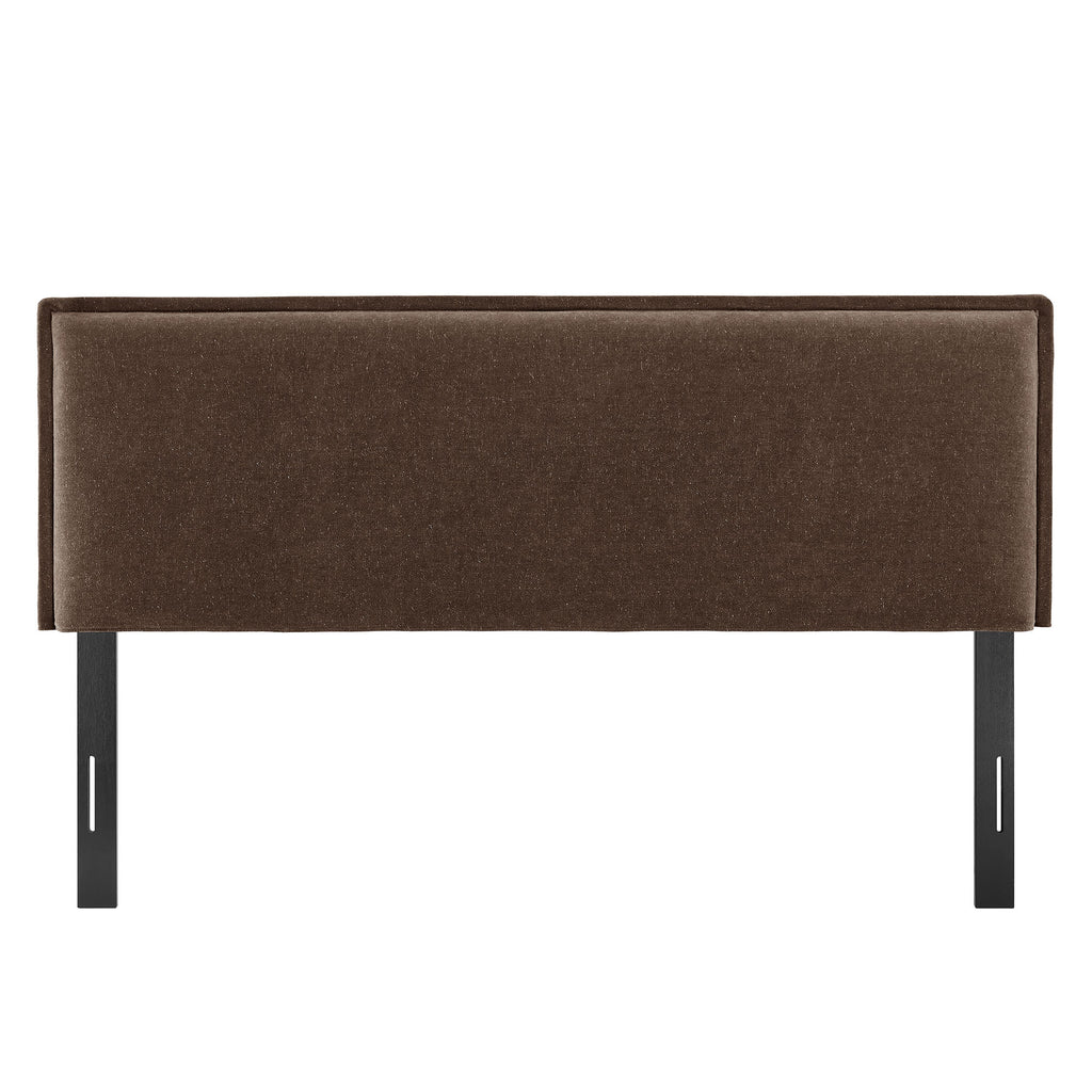 Camille Upholstered Linen Blend King Size Headboard by Modway