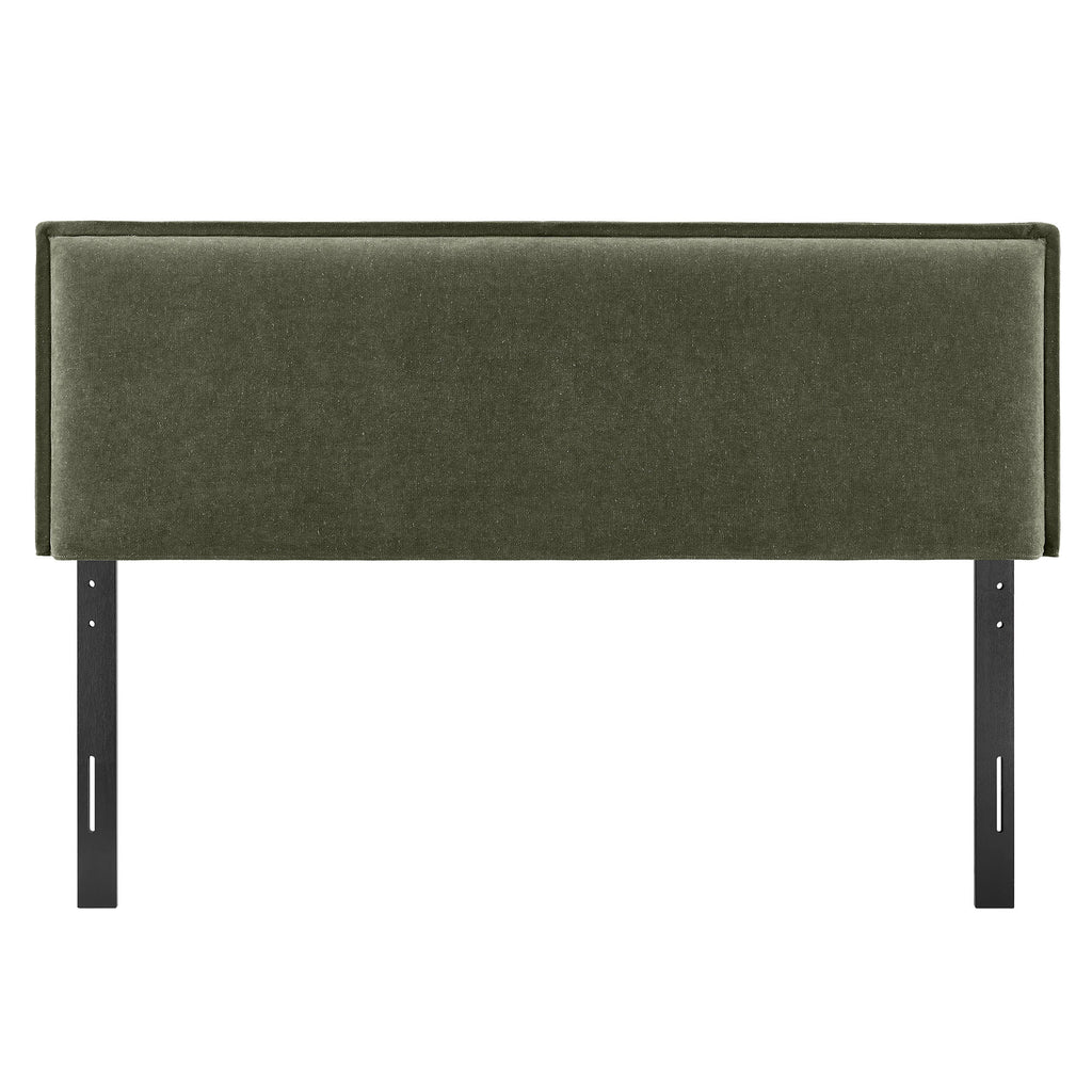 Camille Upholstered Linen Blend King Size Headboard by Modway