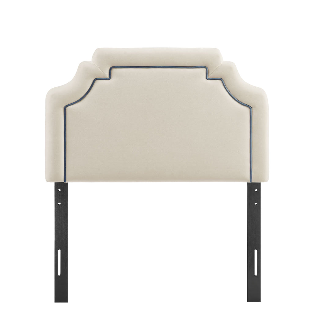 Magnolia Stain-Resistant Performance Velvet Twin Size Headboard by Modway