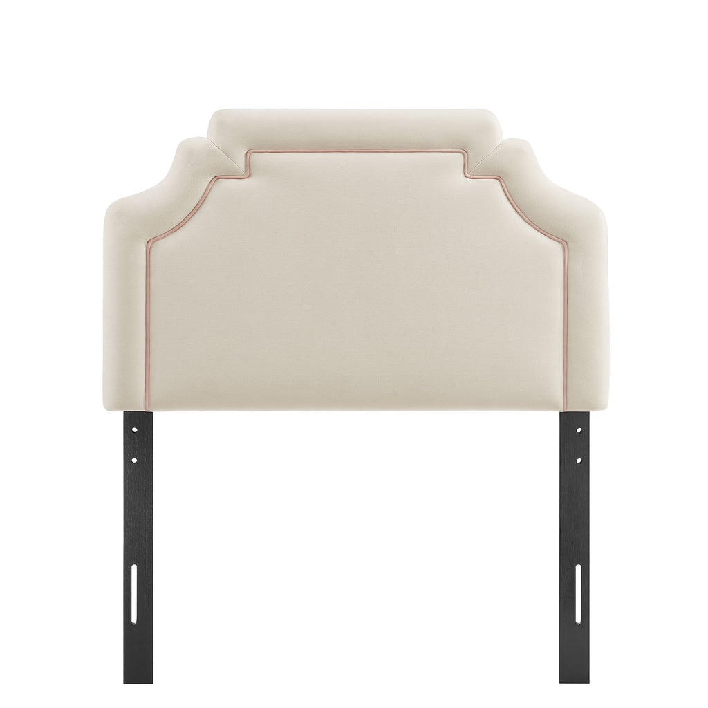 Magnolia Stain-Resistant Performance Velvet Twin Size Headboard by Modway