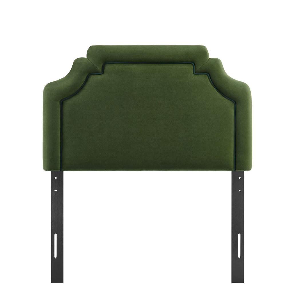 Magnolia Stain-Resistant Performance Velvet Twin Size Headboard by Modway