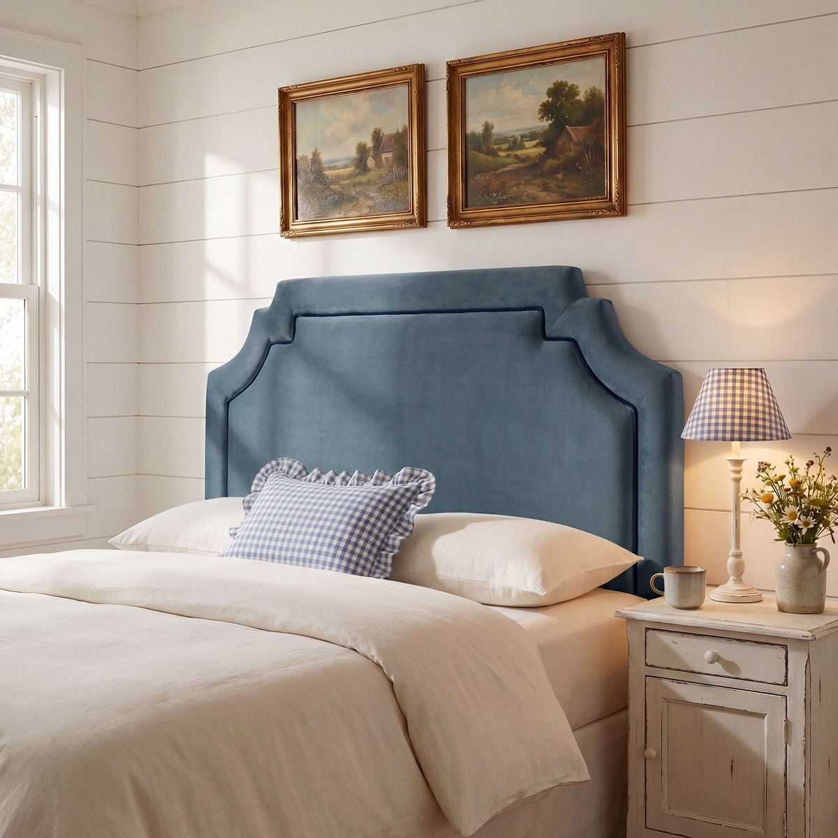 Magnolia Stain-Resistant Performance Velvet Full Size Headboard by Modway