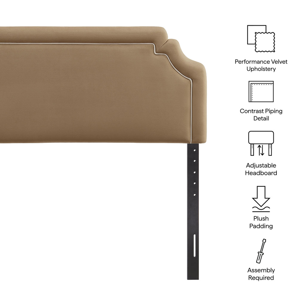Magnolia Stain-Resistant Performance Velvet Full Size Headboard by Modway
