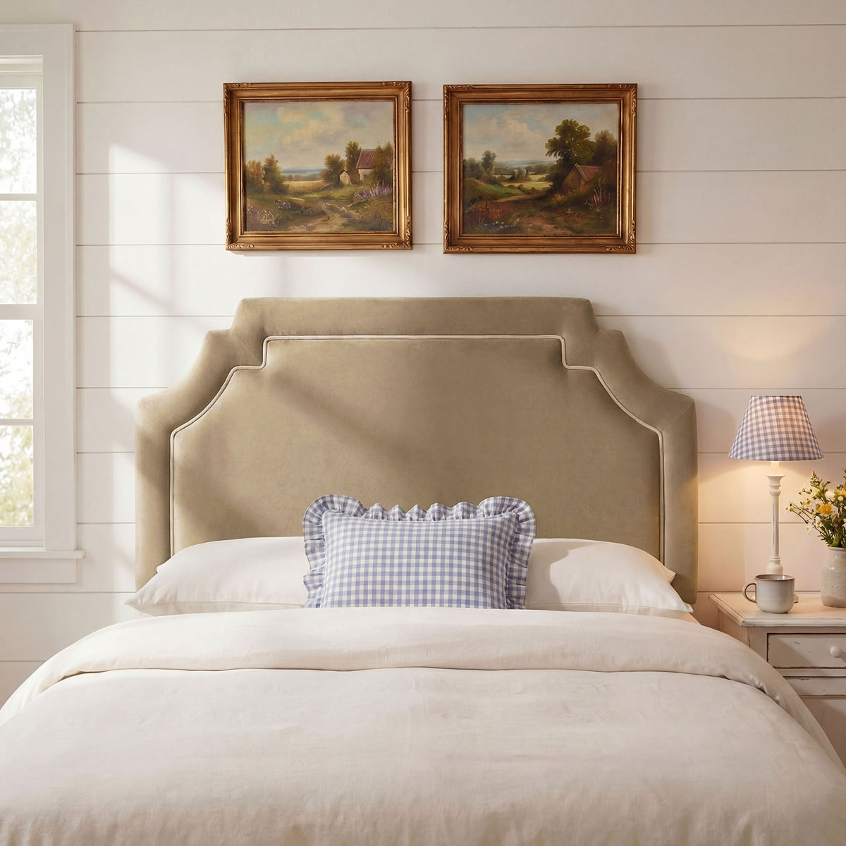Magnolia Stain-Resistant Performance Velvet Queen Size Headboard by Modway