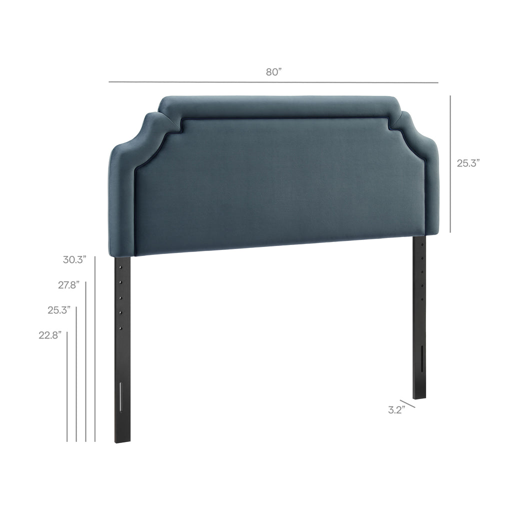 Magnolia Stain-Resistant Performance Velvet King Size Headboard by Modway