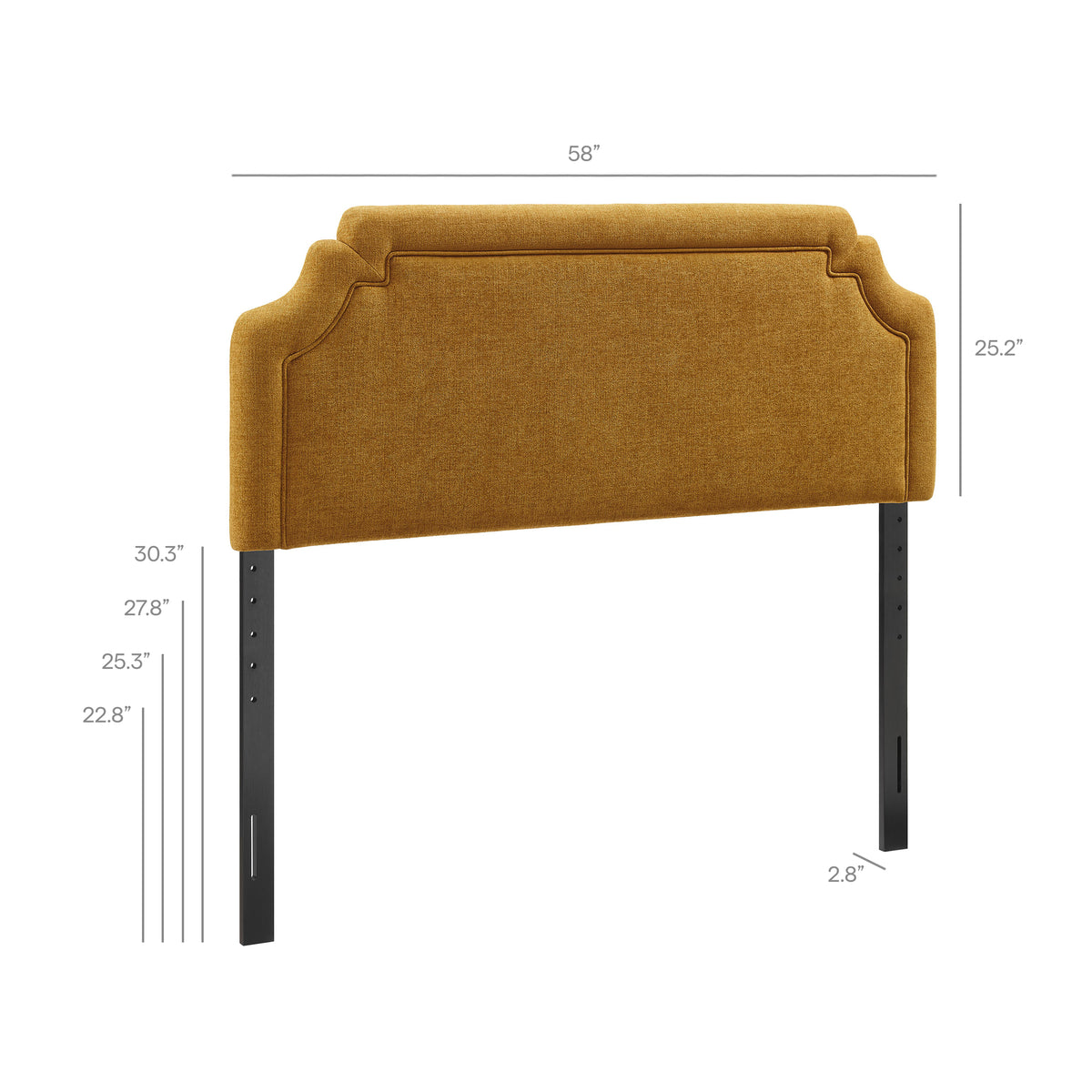 Magnolia Upholstered Fabric Full Size Headboard by Modway