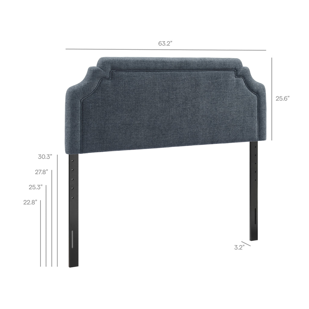 Magnolia Upholstered Fabric Queen Size Headboard by Modway