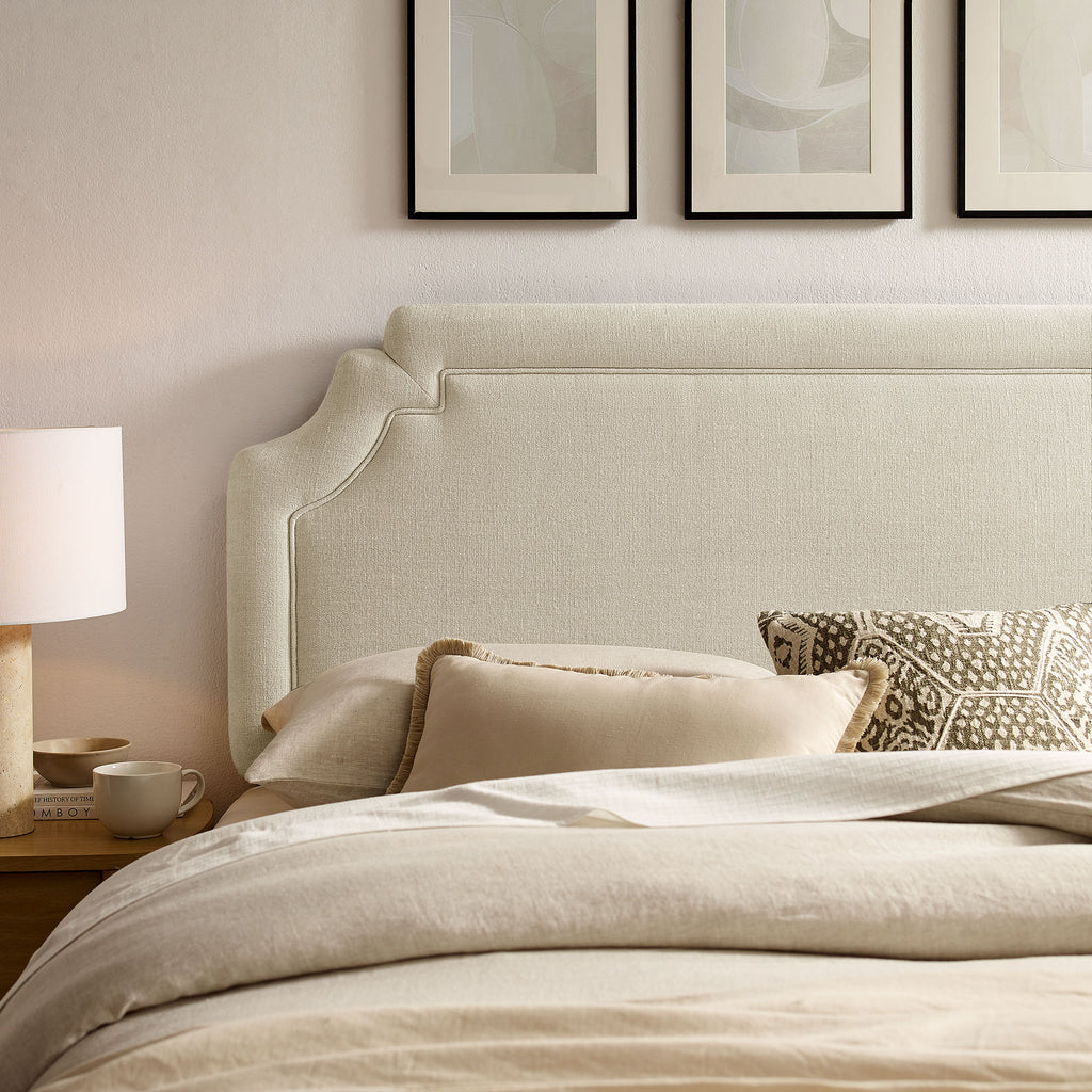 Magnolia Upholstered Fabric King Size Headboard by Modway