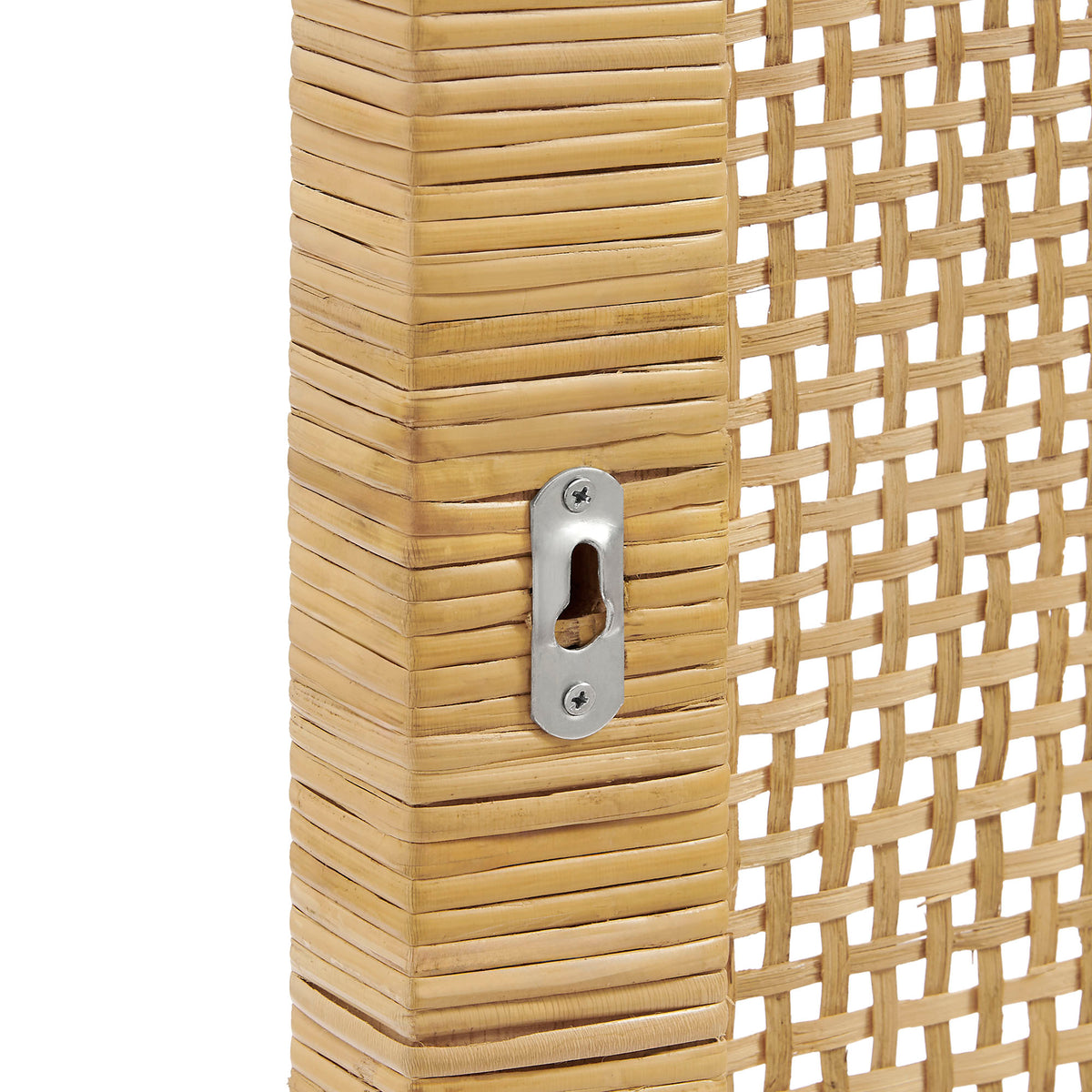Sandy Wall Mounted Wood and Rattan King Size Headboard by Modway