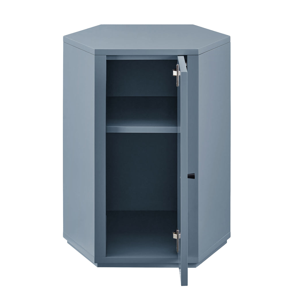 Kade Faceted Semi-Gloss Side Table by Modway