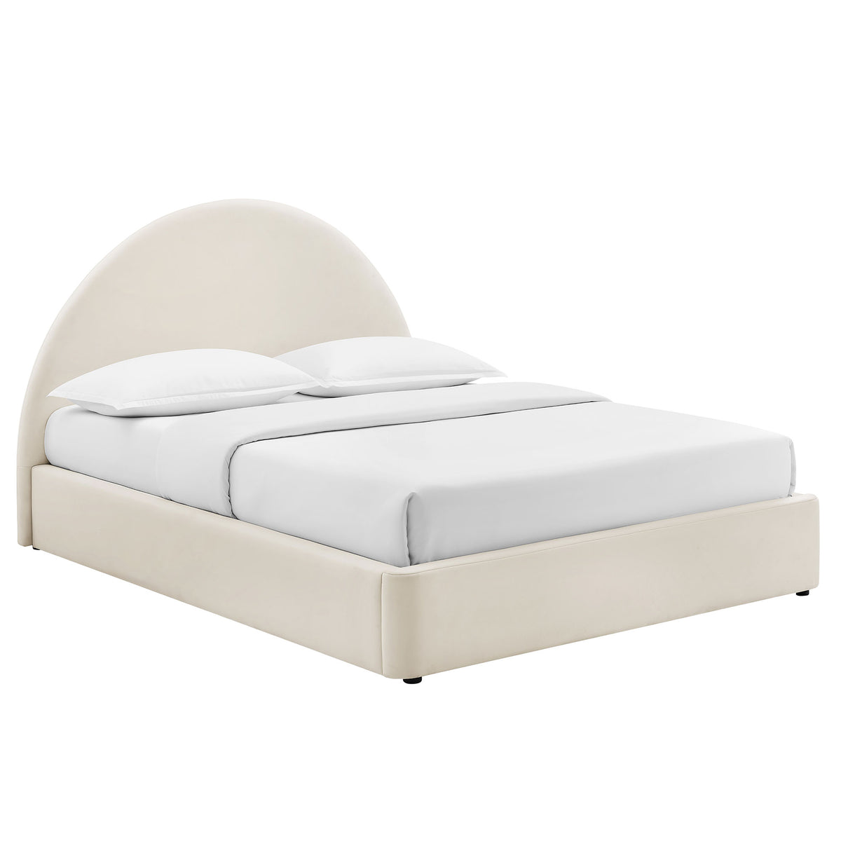 Resort Full Arched Performance Velvet Storage Platform Bed Frame by Modway