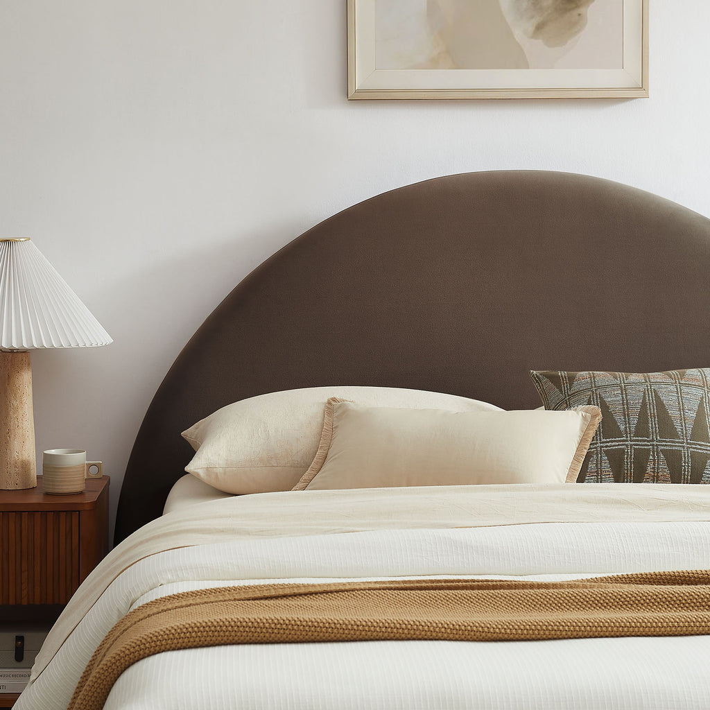 Resort Full Arched Performance Velvet Storage Platform Bed Frame by Modway
