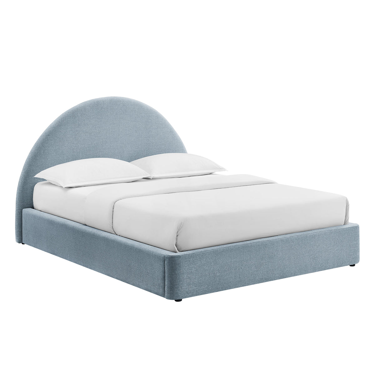Resort Full Arched Upholstered Fabric Storage Platform Bed Frame by Modway