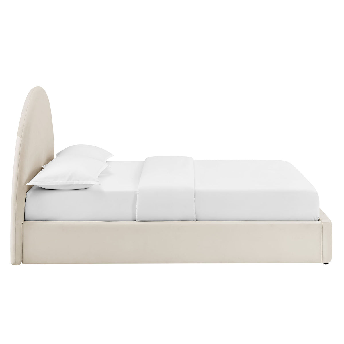 Resort Queen Arched Performance Velvet Storage Platform Bed Frame by Modway