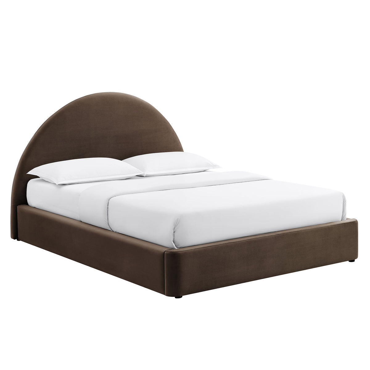 Resort Queen Arched Performance Velvet Storage Platform Bed Frame by Modway