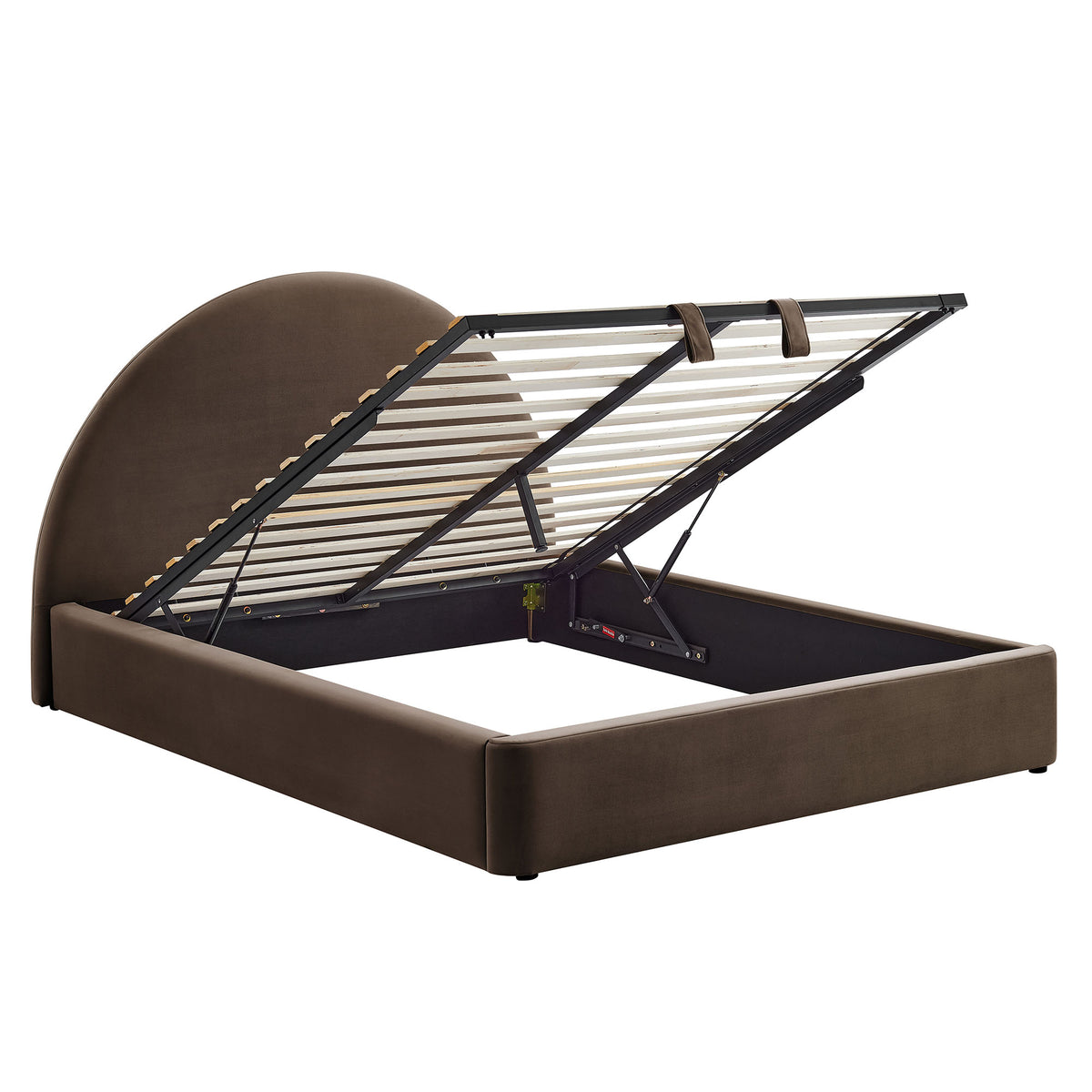 Resort Queen Arched Performance Velvet Storage Platform Bed Frame by Modway