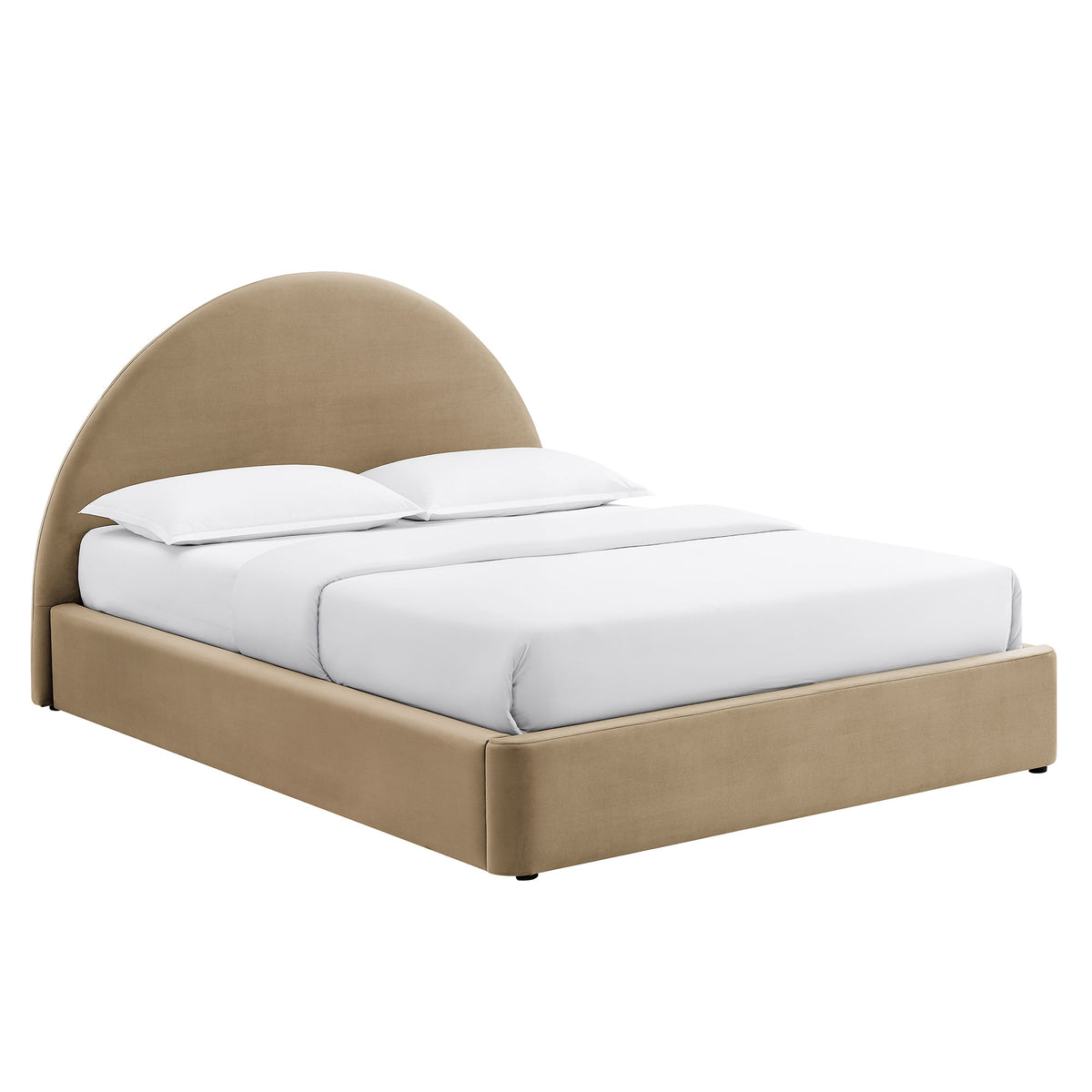 Resort Queen Arched Performance Velvet Storage Platform Bed Frame by Modway