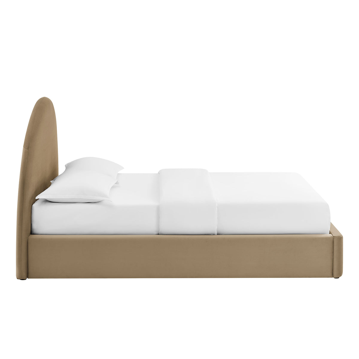 Resort Queen Arched Performance Velvet Storage Platform Bed Frame by Modway