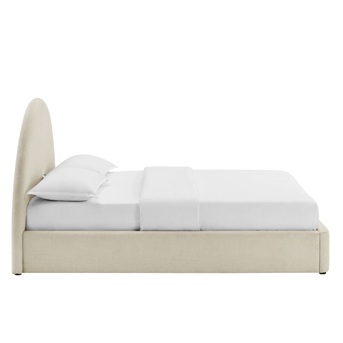 Resort Queen Arched Upholstered Fabric Storage Platform Bed Frame by Modway